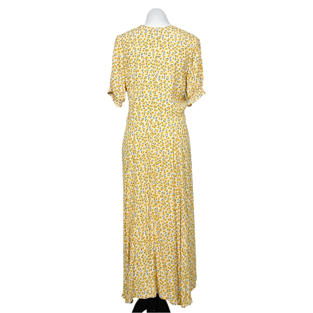 Faithfull The Brand Ari Midi Dress Marguerite Floral Print Women’s Large Size 8 - Picture 12 of 16